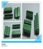 3.5mm Angle 8 Pin/Way Green Pluggable Type Screw Terminal Block Connector
