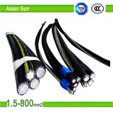 Al/XLPE ABC Cable with Bare AAAC Neutral Messenger
