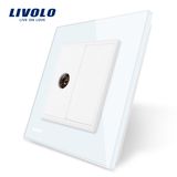Livolo EU Standard 1 Gang TV Power Socket Outlet Vl-C791V-11/12