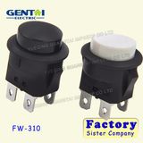 Security 4 Pin Round Momentary Push Button Switch