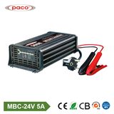 24V 5A Automatic Lead Acid External Car 7-Stage Battery Charger