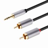 2m/6inch 3.5mm Stereo Male to Two RCA Stereo Male Cables