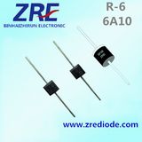 6A 6A05 Thru 6A10 General Purpose Rectifiers Diode R-6 Package