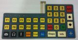 Polyester Silk Printed Flexibile Membrane Switch Keyboard for Mobile Phone