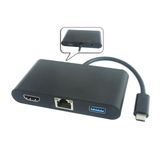 USB Type C Hub HDMI+USB3.0+RJ45+Audio+Pd Adapter (9.5025H)