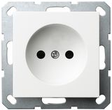 16A Socket Without Earth with Children Shutter Protection (2P)