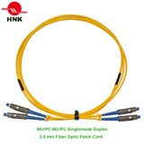 Mu/PC to Mu/PC Singlemode Duplex 2.0mm Fiber Optic Patch Cable