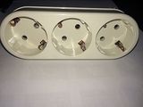 Three Way Sockets with Earthing