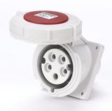 32A 3P+N+PE IP67 Panel mounted socket(Angle) (MN3542)