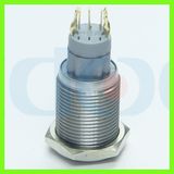 Hbs2gqf-11d/S 16mm DOT-Illuminated Momentary Metal Push Button Switch
