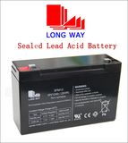 6V12ah Longway SLA Sealed Lead Acid Battery