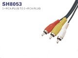 3RCA Male to 3RCA Male Cable (SH8053)