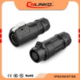 Cnlinko 2018 Unique Design Circular Power Wire 8 Pin Easy Locking 200V Waterproof IP65/IP67 Connector Cable Price Favorable
