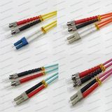 LC-St Sm/mm/Om1/Om2/Om3/Om4 Dx 2.0/3.0 PVC/LSZH Optical Fiber Patch Cord