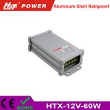 12V 5A Rainproof LED Power Supply with Ce RoHS Htx-Series