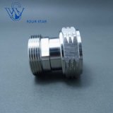 7/16 DIN Male to Female RF Connector Adapter Sliver Plated