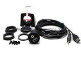 Car Dash Flush Mount Installation USB/Aux RCA Audio&Video Accessory Extension Cable