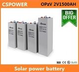 Super Long Life Opzv 2V1500ah Solar Battery UPS Battery Gel Battery Lead Acid Battery
