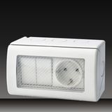 13A 250V Waterproof Switch Socket (LGL-2SS)