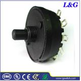 Power Tool 12A250VAC 6 Position Sp6t Changeover Rotary Switch
