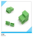 3-Pin 3.81mm Screw Pluggable (Right Angle Pin) Terminal Block Connector