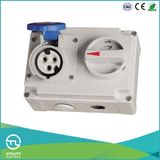 IP44 Female Socket with Switch for Industrial Plugs & Sockets
