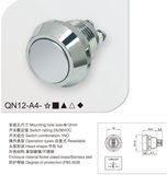 12mm Momentary Screw Stainless/Chorm Push Button Switch