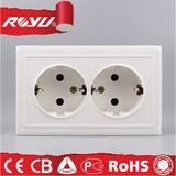 Hot Sell CB European Double Schuko Socket Outlet