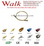 MCX Male Angle Rg316 Cable, MCX Male Rg316 Cable, MCX Male Connector Cable
