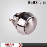 Hbgq12b-10/J/N 12mm Momentary Domed Metal Push Button Switch