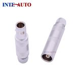 Coaxial Unipole M12 Circular Brass Connector for Video Multimedia