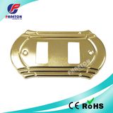 Golden Plated Metal Wall Switch Face Plate