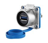 Metal Panel Mount USB Connector/USB3.0 Cable Connector Socket
