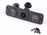 Dual Car Cigarette Lighter Socket Splitter 12V 2.1A 1A Charger USB Power Adapter