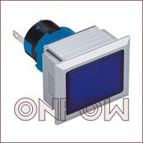Onpow Pushbutton Switch (LAS1-AWJ-11/B/12V, 22mm, CE, UL, VDE, RoHS)