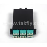 MTP-24 MPO/MTP Fiber Optic Cassette 24 Fibers Om4 LC Duplex