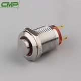 CMP Stainless Waterproof Ring LED Miniature Push Button Light Switch