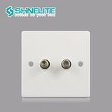 2 Gang British Satellite Socket Outlet