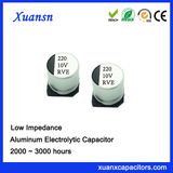220UF 10V 105º C 2000hours SMD High Frequency Capacitor