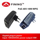 24V Gigabit Passive Poe Injector-Wall Mounted 24V0.75A Poe Adapter