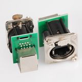 D Type LAN Female Adaptor Panel Mount Chassis Connectors