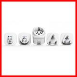 2X USB 5V 2.1A Germany Schuko Socket to European, Us, UK, Australia, India, South Africa, Sweden, Italy Plug Travel Adaptor