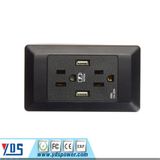 2016 New Fashion Wall Socket with USB Port