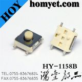 High quality Sealed SMT Tactile Switch with 6.5*6.5mm SMD Registration Mast
