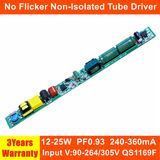 12-25W Hpf No Flicker Non-Isolated LED Tube Driver with EMC QS1169f