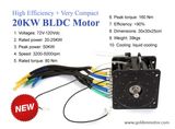 72V 20kw Electric Car Motor