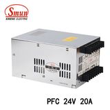 500W 24V 20A AC-DC Pfc Switching Mode Power Supply SMPS