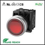 Supu Momentary LED Light Illuminated Push Button Switches by Metal Frontring