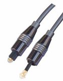 Grey Color Metal Toslink Optical Fiber Audiocable