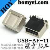 Short Block Type a Female USB Connector for Computer Accessories (USB-AF-011)